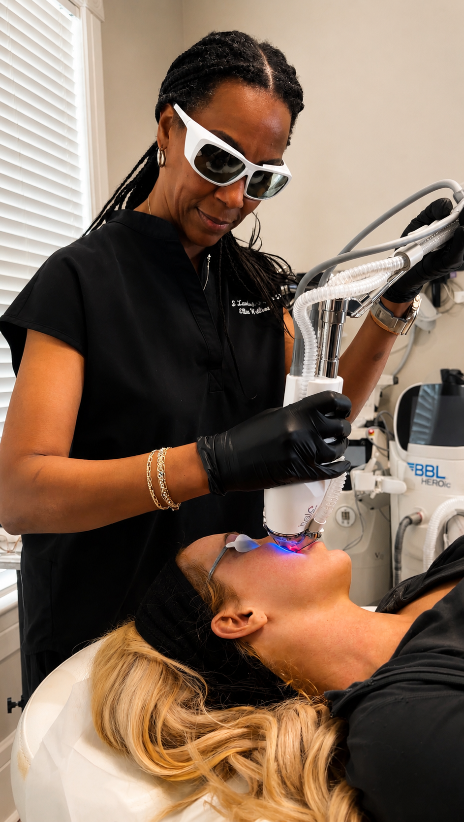 Why does my skin tone change the treatment plan for a laser?